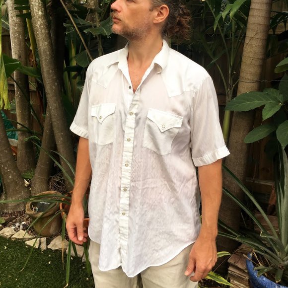 Mens Western Shirt by Ely Plains - Picture 4 of 14